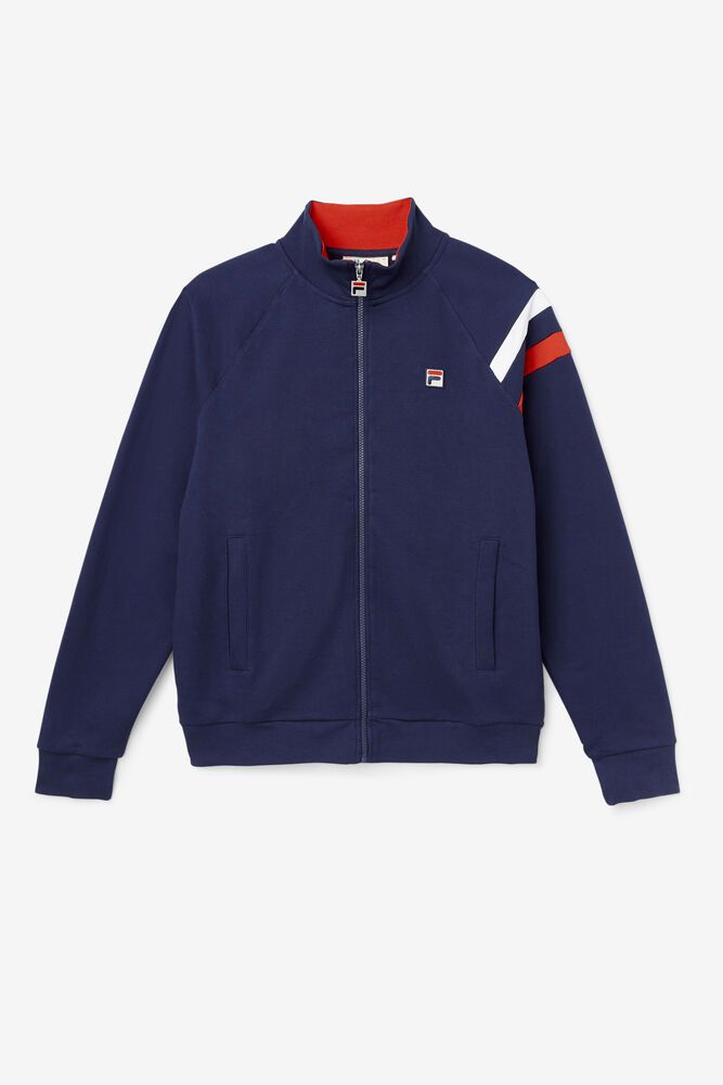 Fila Jacket Mens Navy Stance Track - Ireland 53420-XTKM